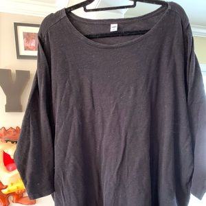 Black Tie Front Tunic from Old Navy